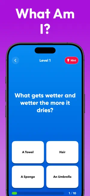 What Am I? - Riddle Quiz Game screenshot 1