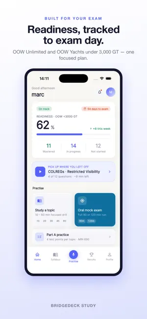 Bridgedeck Study screenshot 1