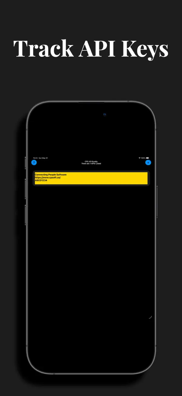 Screenshot #1 pour API Buddy