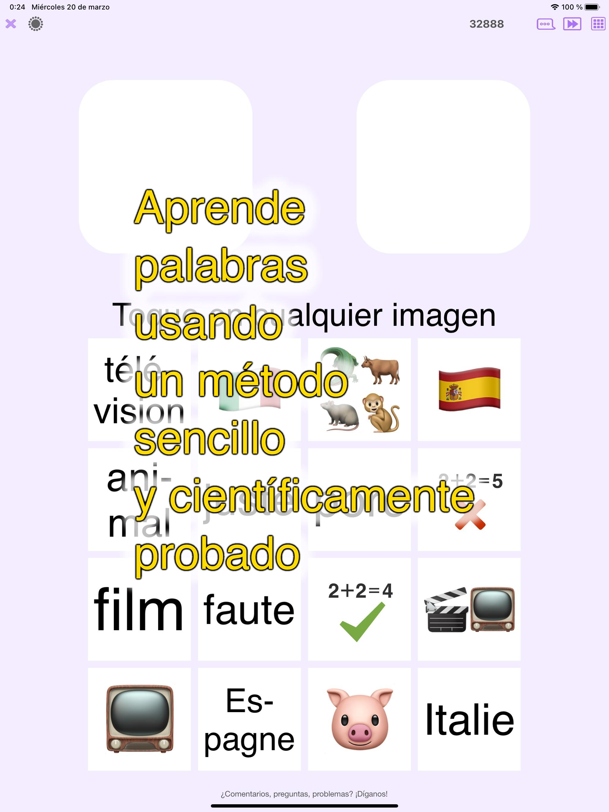 Palabras - aprender idiomas