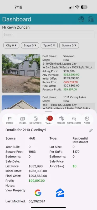 Investor Flip It App screenshot 5 of 8
