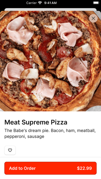Ballpark Pizza & Subs iPhone screenshot 3 - Food & Drink app