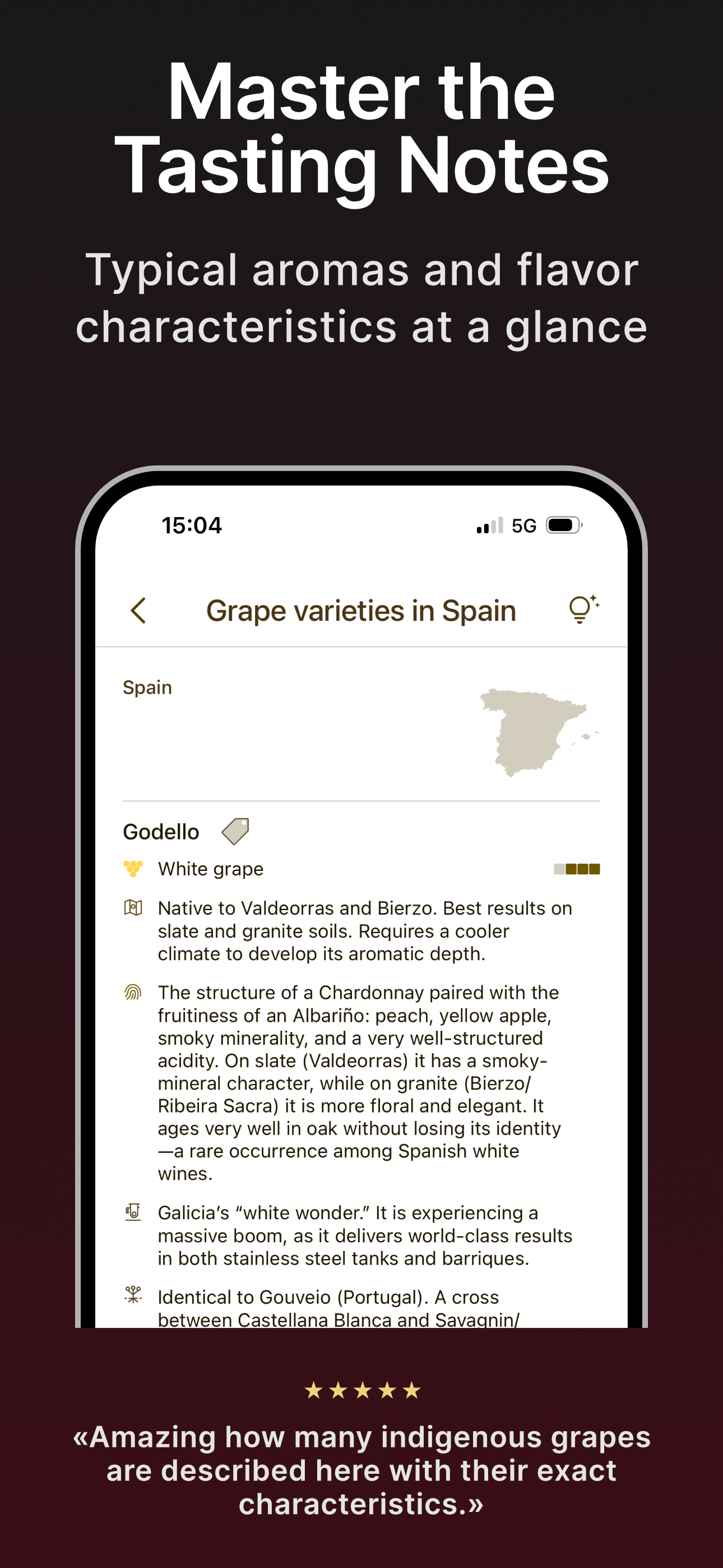 Wine Profiles & Vine Varieties screenshot 3
