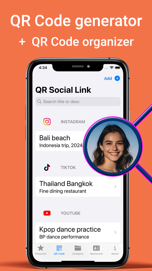 #1. QR generator + storage (iOS) 由: Wimlog
