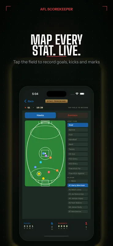 AFL ScoreKeeper: Footy Scorer screenshot 3 of 10