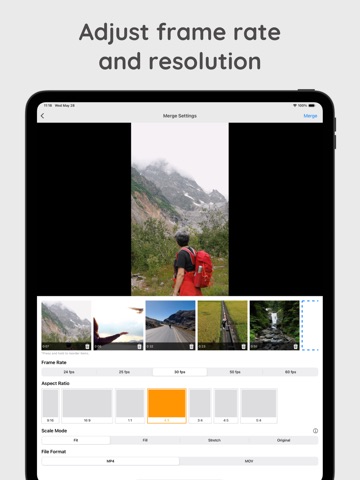 Easy Video Merger iPad screenshot