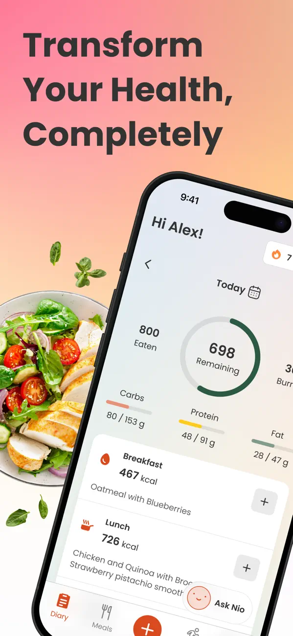 Screenshot #1 pour MyBody: Health & Weight Loss