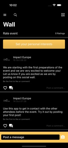 Impact Week 2025 iPhone screenshot