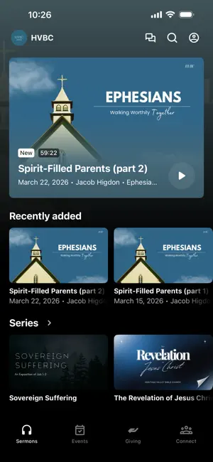 Heritage Valley Bible Church screenshot 1