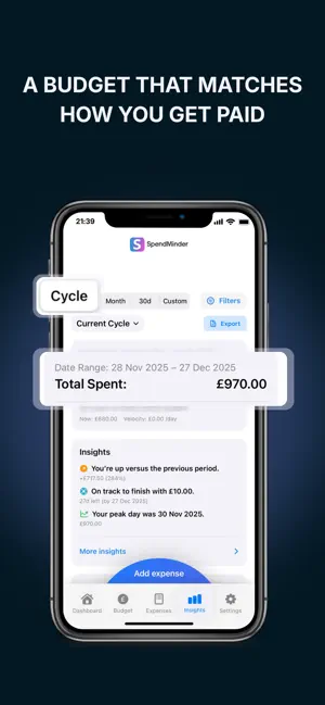 SpendMinder screenshot 1
