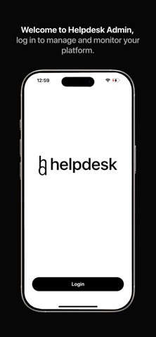 Helpdesk Admin screenshot