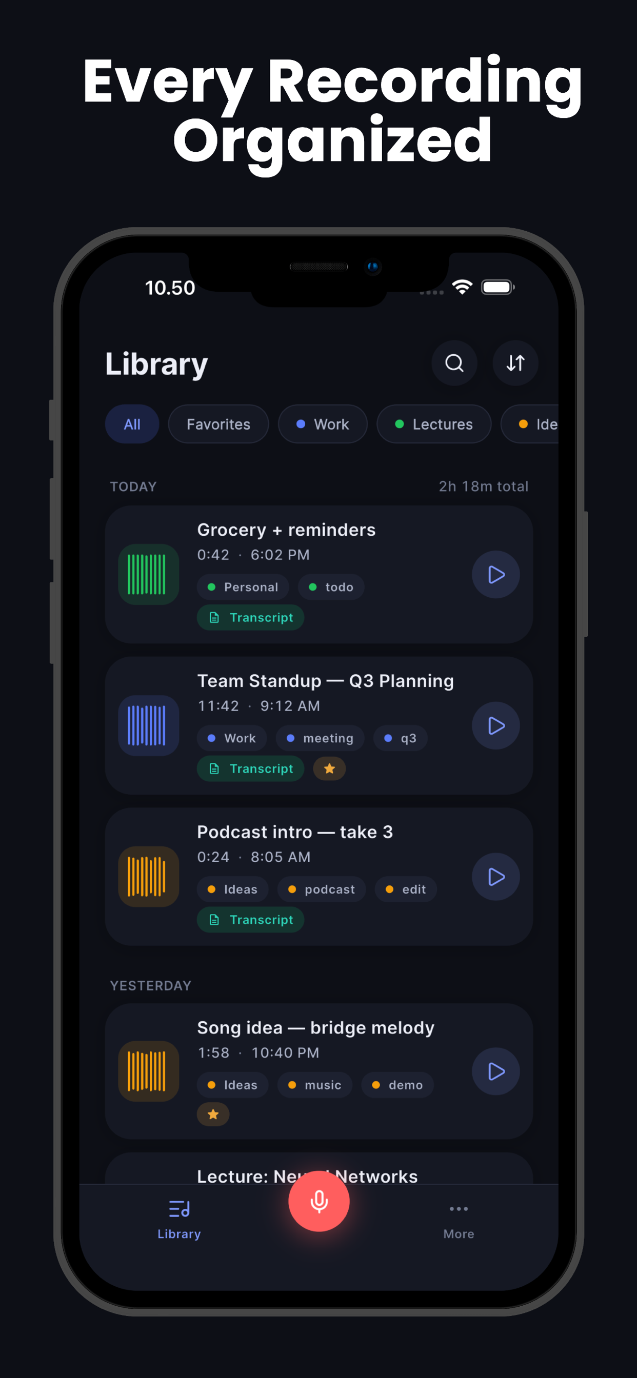 Echo: Voice Recorder screenshot 2