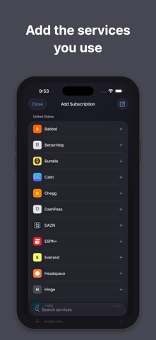Monthli - Subscription Tracker Screenshot 4 of 5