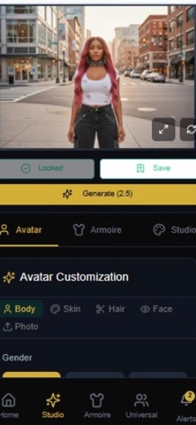 AHZURI ARMOIRE screenshot