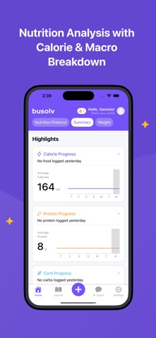 Busolv: AI Calorie Counter screenshot