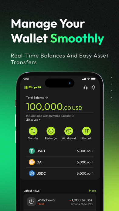Crydit Card Screenshot