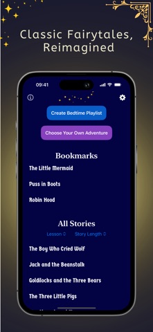 Fairytales Retold: For Bedtime iPhone screenshot