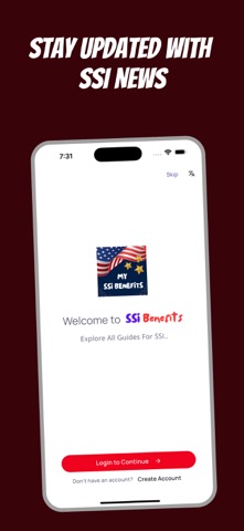 My SSI Benefits - SSA Guide iPhone screenshot