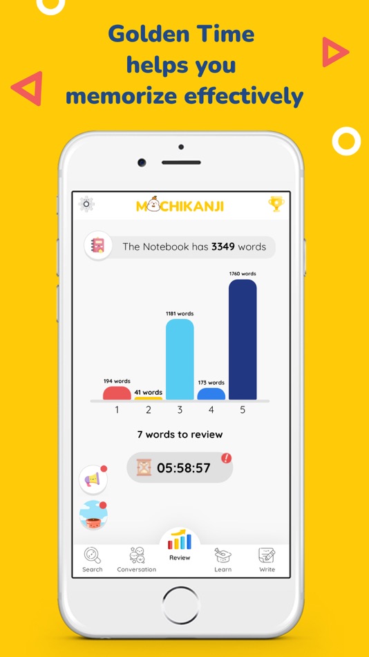 #2. MochiKanji - Learn Japanese (iOS) 由: Anh Quach