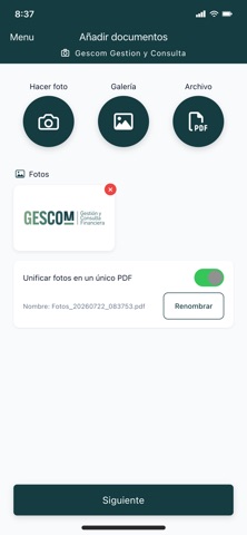 Gescom Gestion y Consulta screenshot
