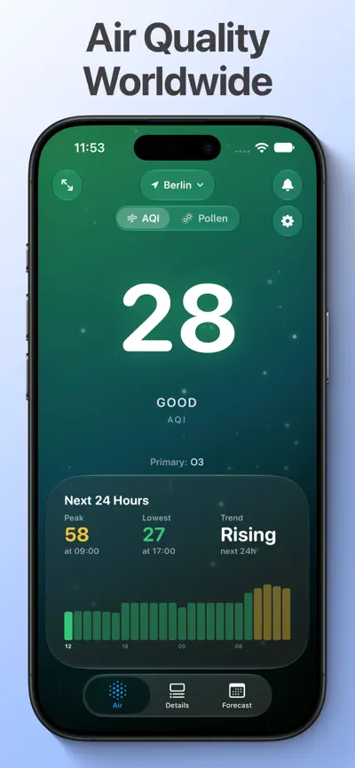 Air Quality Index Deluxe 스크린샷