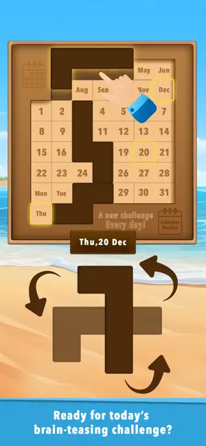 Daily Calendar Puzzle Game screenshot 3