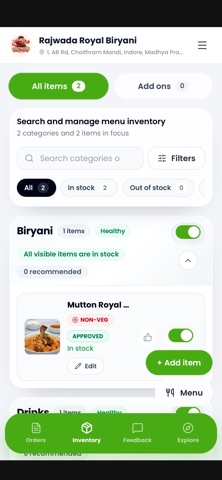 OyeChotuu Restaurant screenshot