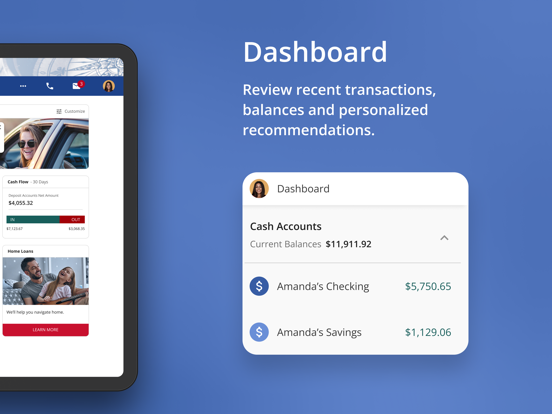 Navigator Credit Union iPad screenshot 2 - Finance app