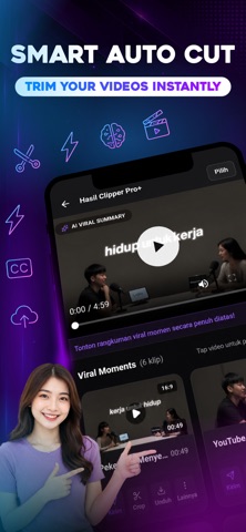 Auto Clipper: AI Editor Screenshot 4 of 5