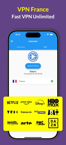Liberador VPN: Fast & Secure Screenshot 1 of 4