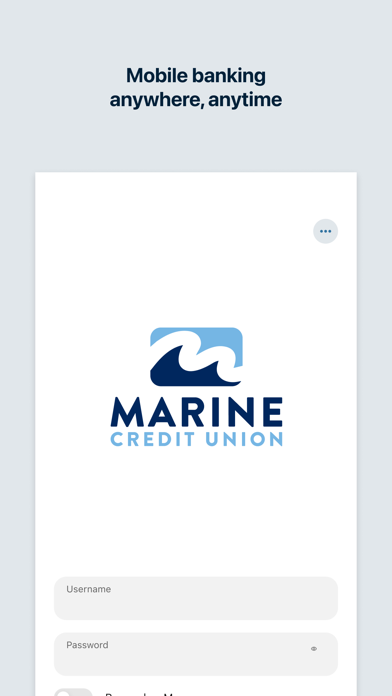 Marine Credit Union Screenshot