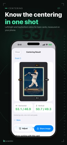 CenterMint: Card Centering Screenshot 1 of 6