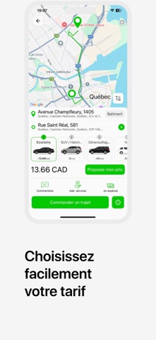 Bid Québec iPhone screenshot