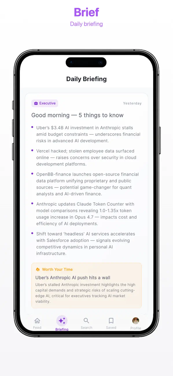 Screenshot #3 pour AIgram - AI News, Summarized