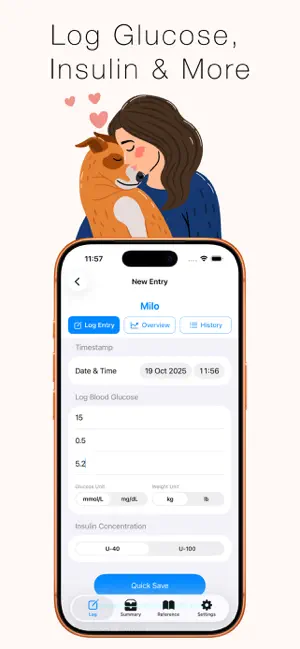 Pet BG Health: Track Diabetes screenshot 3