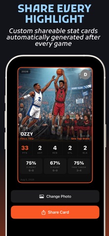 One Tap Stats Basketball Screenshot 4 of 4