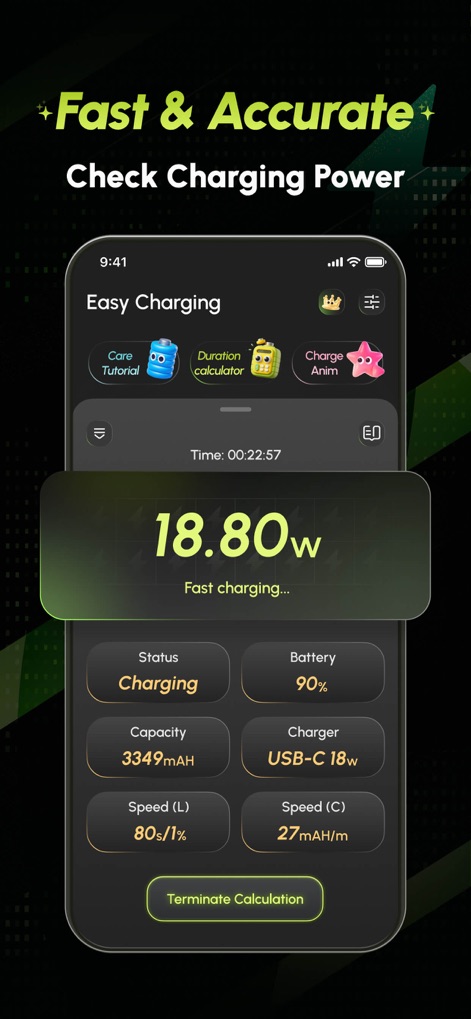 Blanko: Live Wallpaper - Instantly view the "charging wattage" and detailed "charger information" to ensure optimal and efficient power delivery to the device.