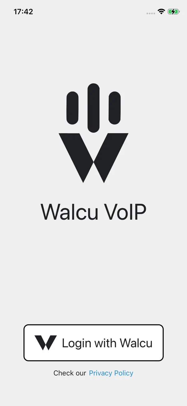 Screenshot #1 pour Walcu VoIP