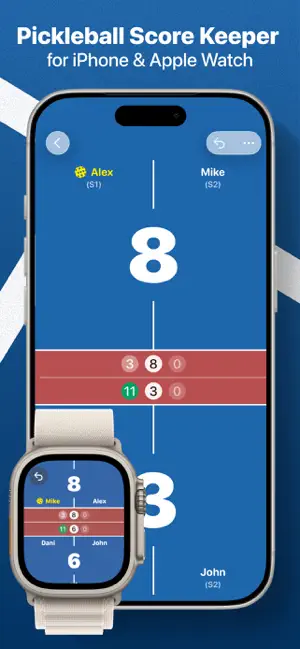 Pickleball Score Keeper App screenshot 1