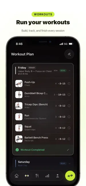 Zenith: AI Workout & Meal Plan screenshot 2