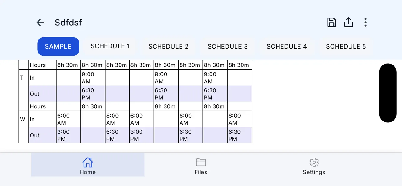 Screenshot #3 pour Employee Schedule Pro