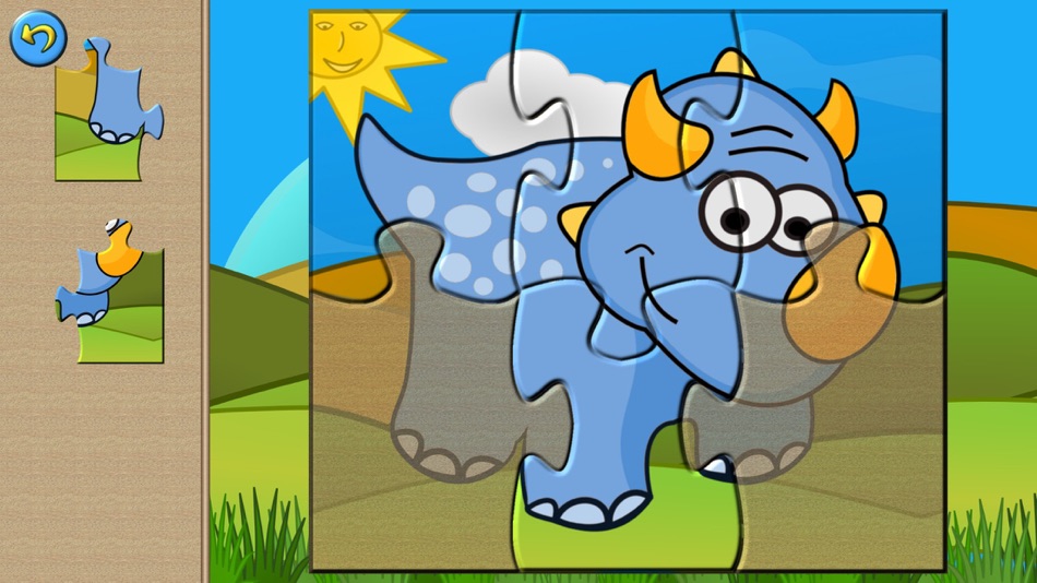 #1. Dino Puzzle Kid Dinosaur Games (iOS) Podle: Tiltan Games (2013) LTD