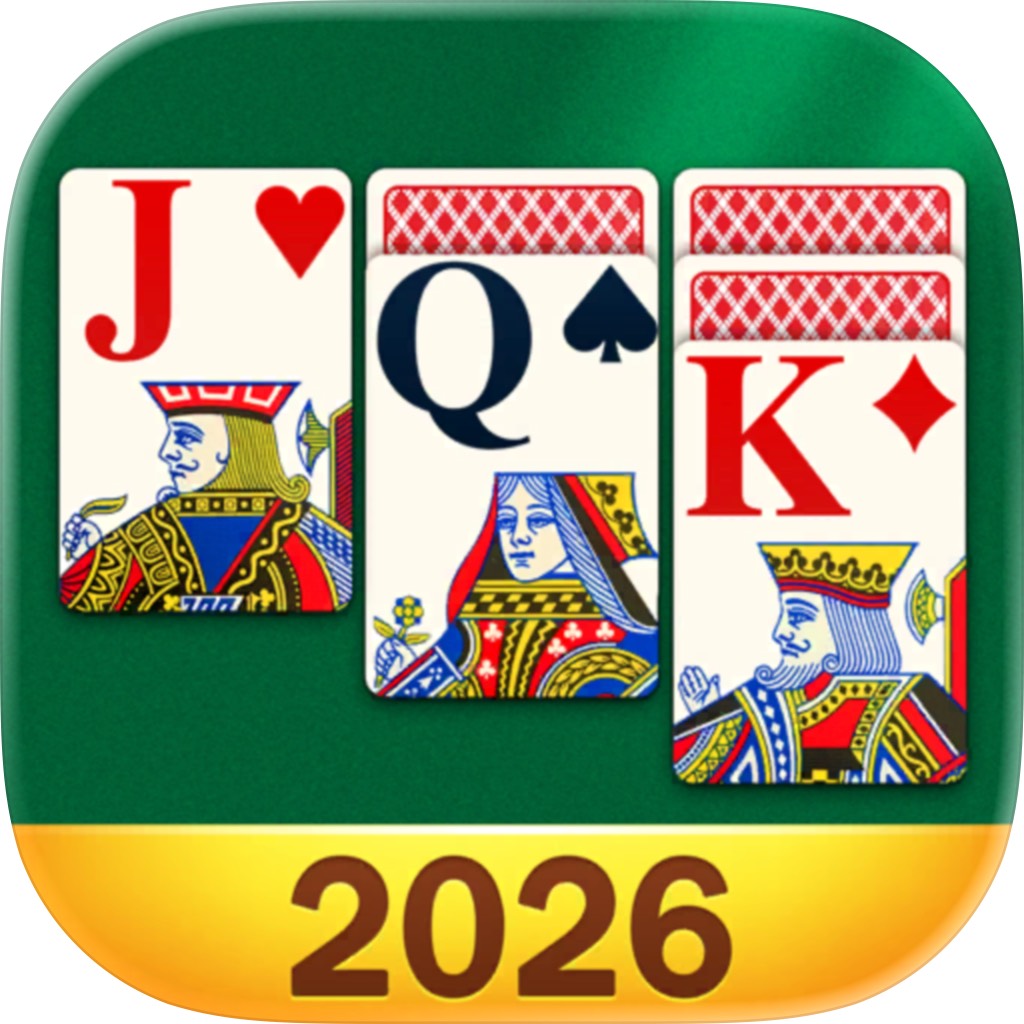 Apple App Store cover for solitaire card game classic+