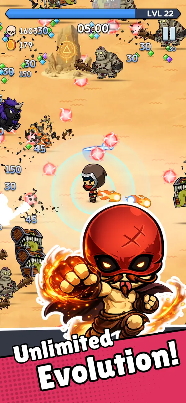 NO ESCAPE: Survivor Roguelite Hack screenshot 3 - iOS game interface