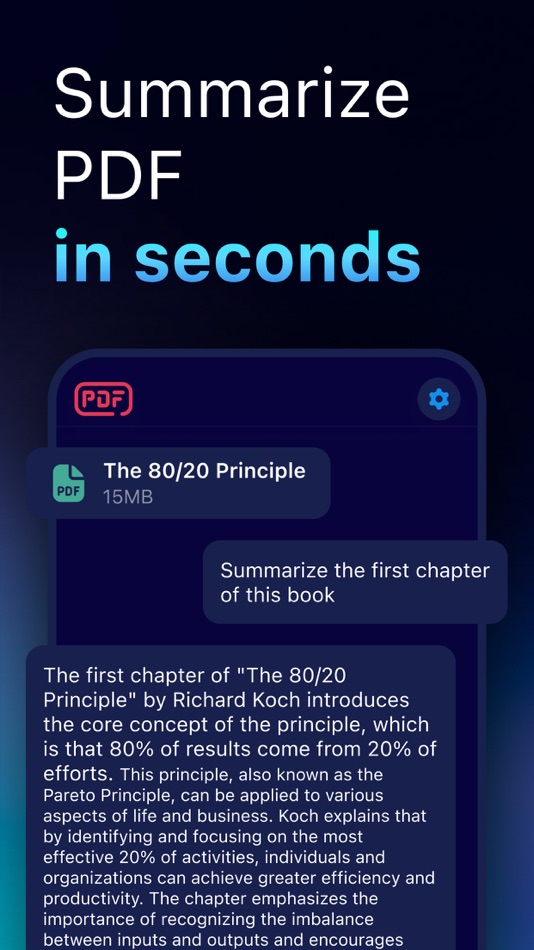 #3. ChatPDF: Summarize & Ask PDF (iOS) От: Tiny Leo Co., Ltd