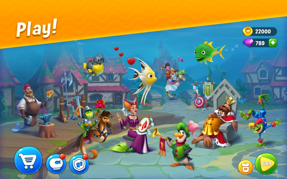 #3. Fishdom (macOS) Podle: Playrix