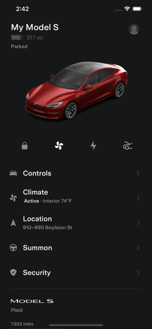 ‎Tesla Screenshot