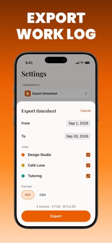 Hours Tracker: Work Time Clock Screenshot 3 of 6
