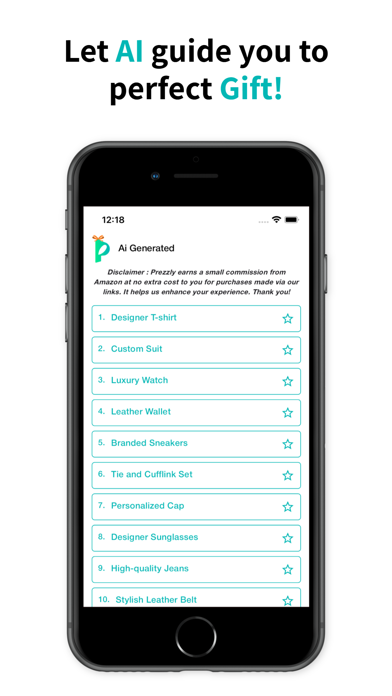 Prezzly - AI Gift Assistant Screenshot
