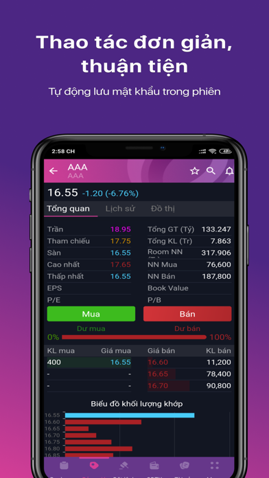 EVS Trading Screenshot